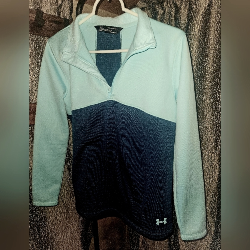 Girls Youth Xtra Large Under Armour Two Tone Pullover Top